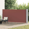 Vidaxl tuinscherm uittrekbaar 170x1200 cm bruin