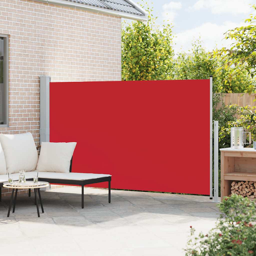 Vidaxl tuinscherm uittrekbaar 180x300 cm rood