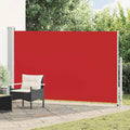 Vidaxl tuinscherm uittrekbaar 180x300 cm rood