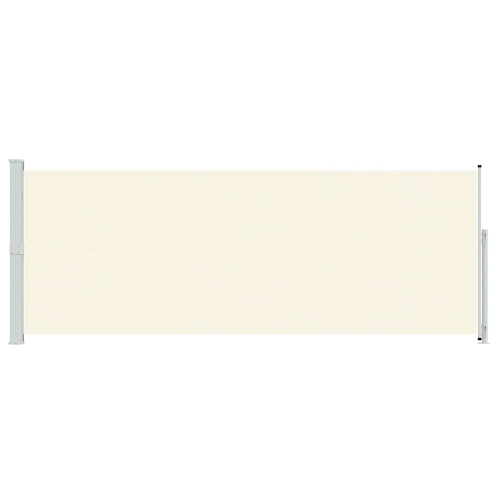 VidaXL Gartensichtschutzwand ausziehbar 180 x 500 cm cremefarben