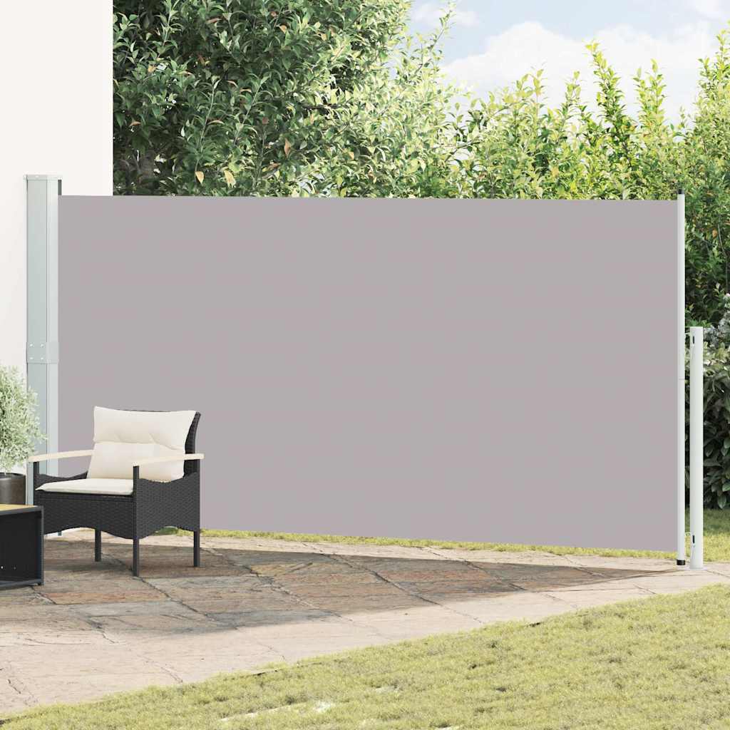 VidaXL Gartenbildschirm ausziehbar 180 x 500 cm Grau