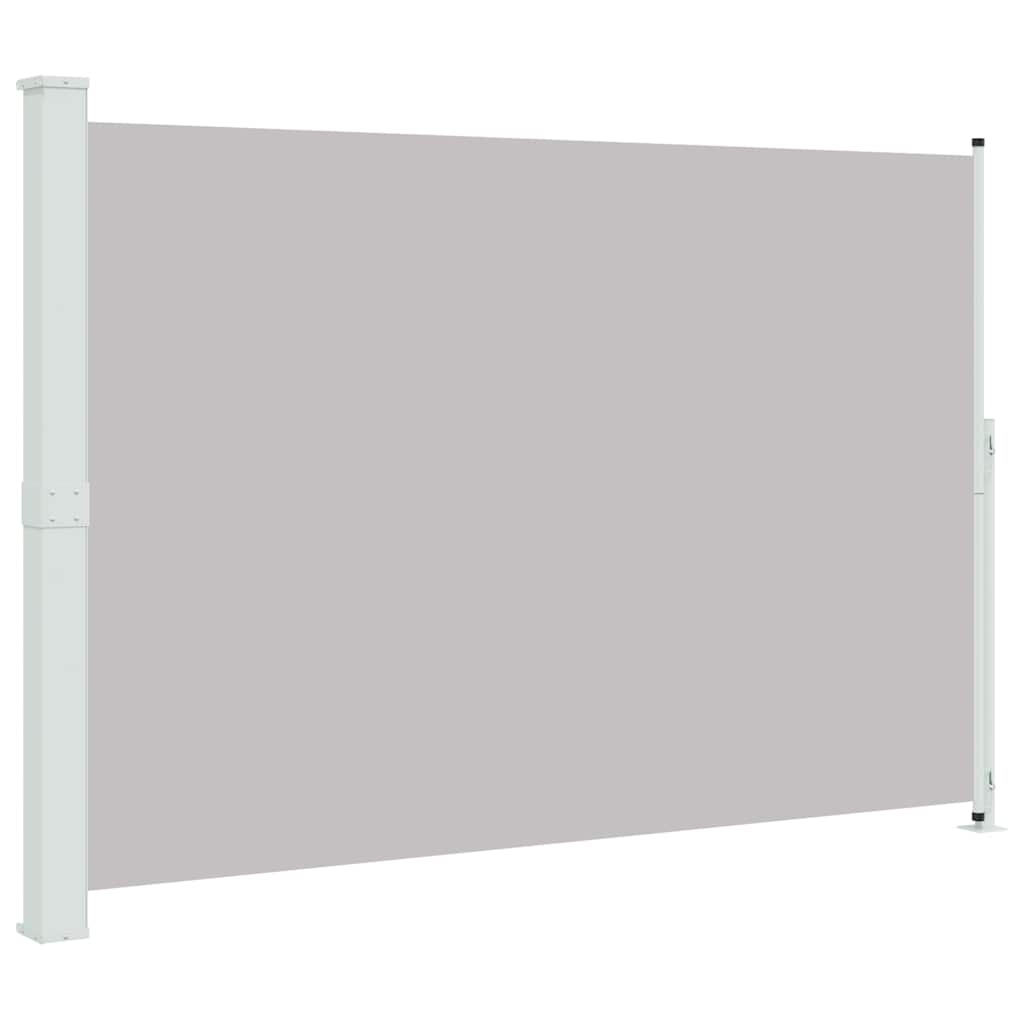 Vidaxl tuinscherm uittrekbaar 200x314 cm grijs