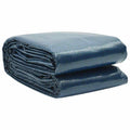 Vidaxl zwembadfolie solar drijvend 600x400 cm pe zwart en blauw