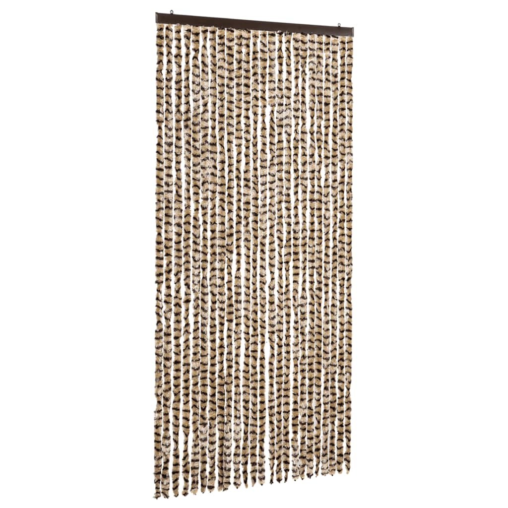 VidaXL Fliegengitter 100x220 cm Chenille beige und braun