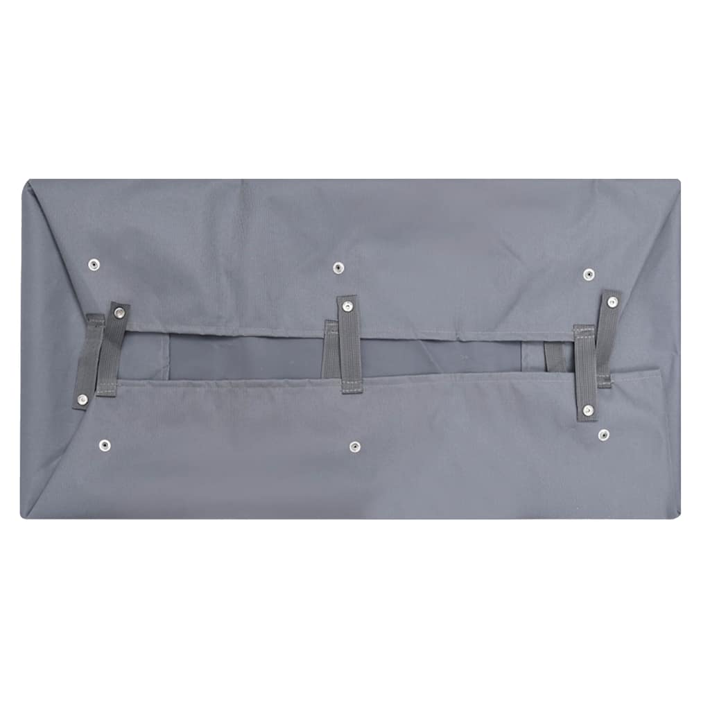 VidaXL Gartenwagen-Einlage 81x41x21 cm Stoff Dunkelgrau