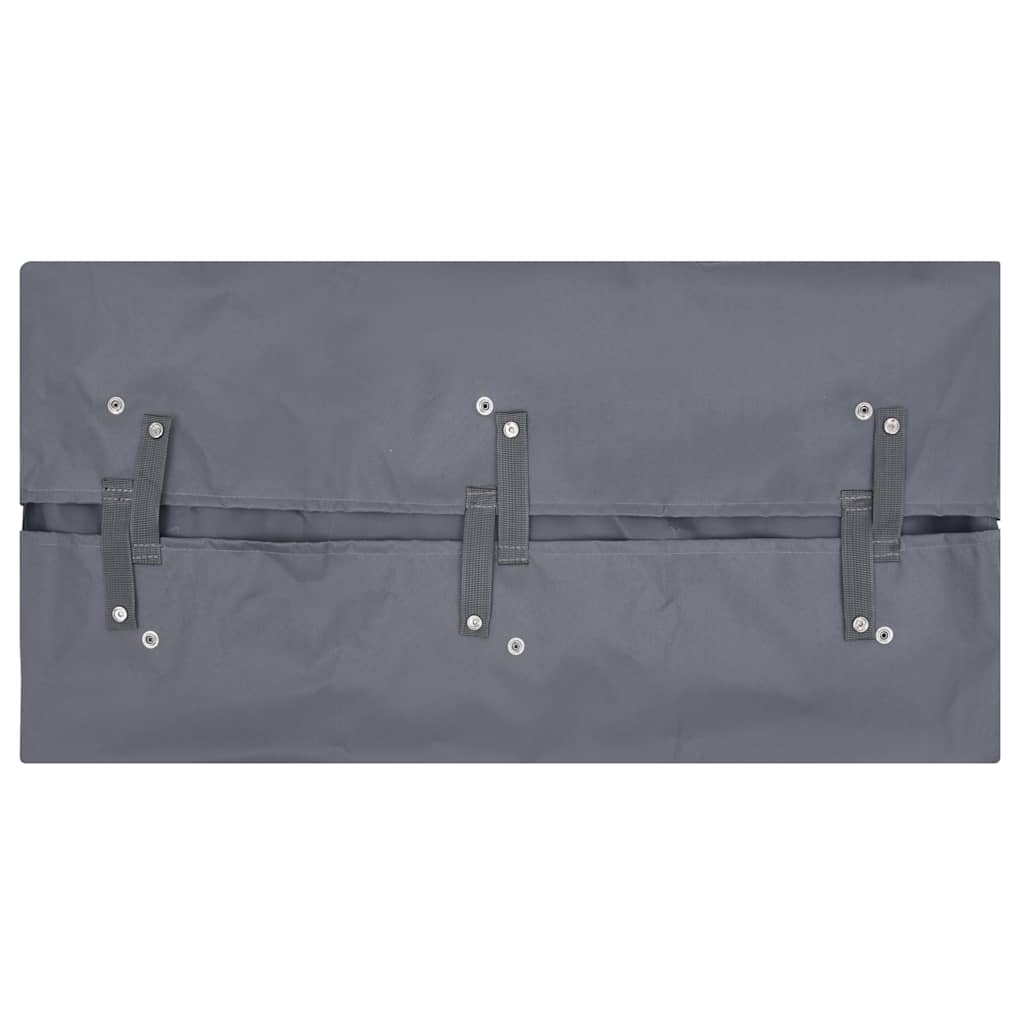 Vidaxl tuinwagenvoering 81x41x40 cm stof donkergrijs