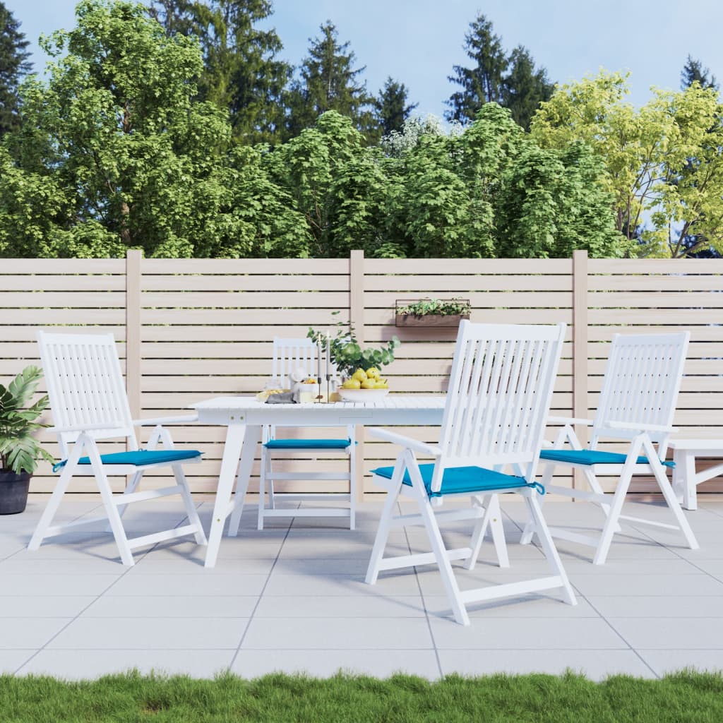 Vidaxl tuinstoelkussens 4 st 50x50x4 cm oxford stof blauw