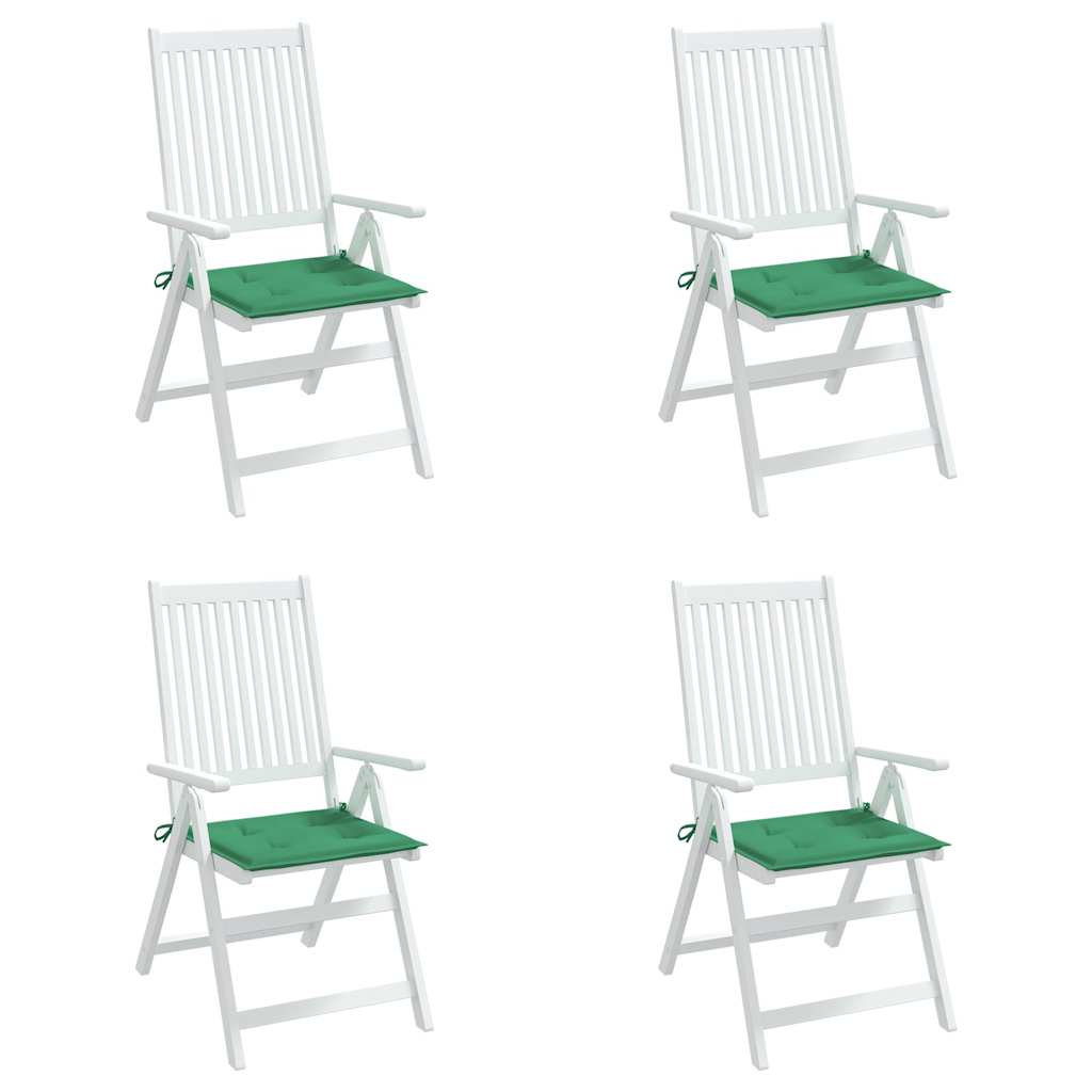 Vidaxl tuinstoelkussens 4 st 50x50x3 cm oxford stof groen