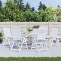 Vidaxl tuinstoelkussens 6 st 50x50x4 cm oxford stof ruitpatroon grijs