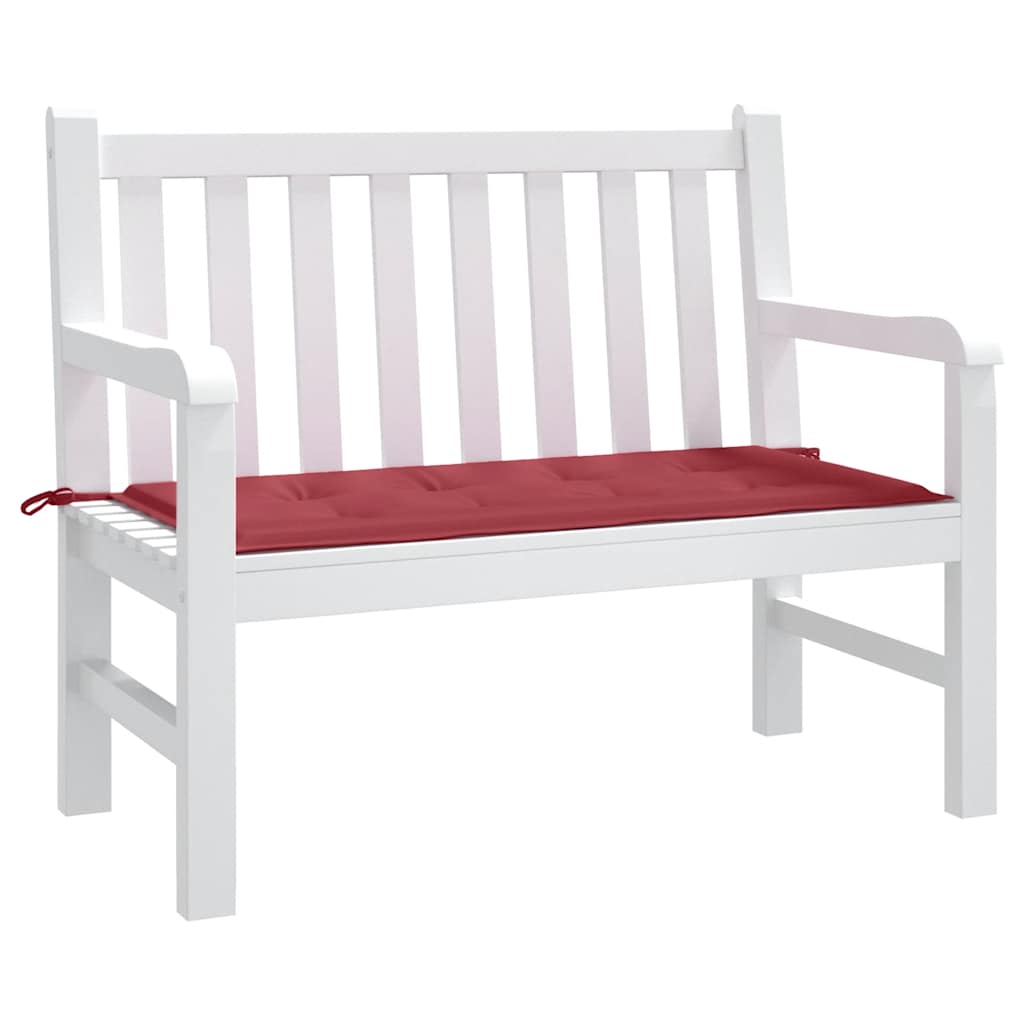 Vidaxl tuinbankkussen 100x50x4 cm oxford stof wijnrood