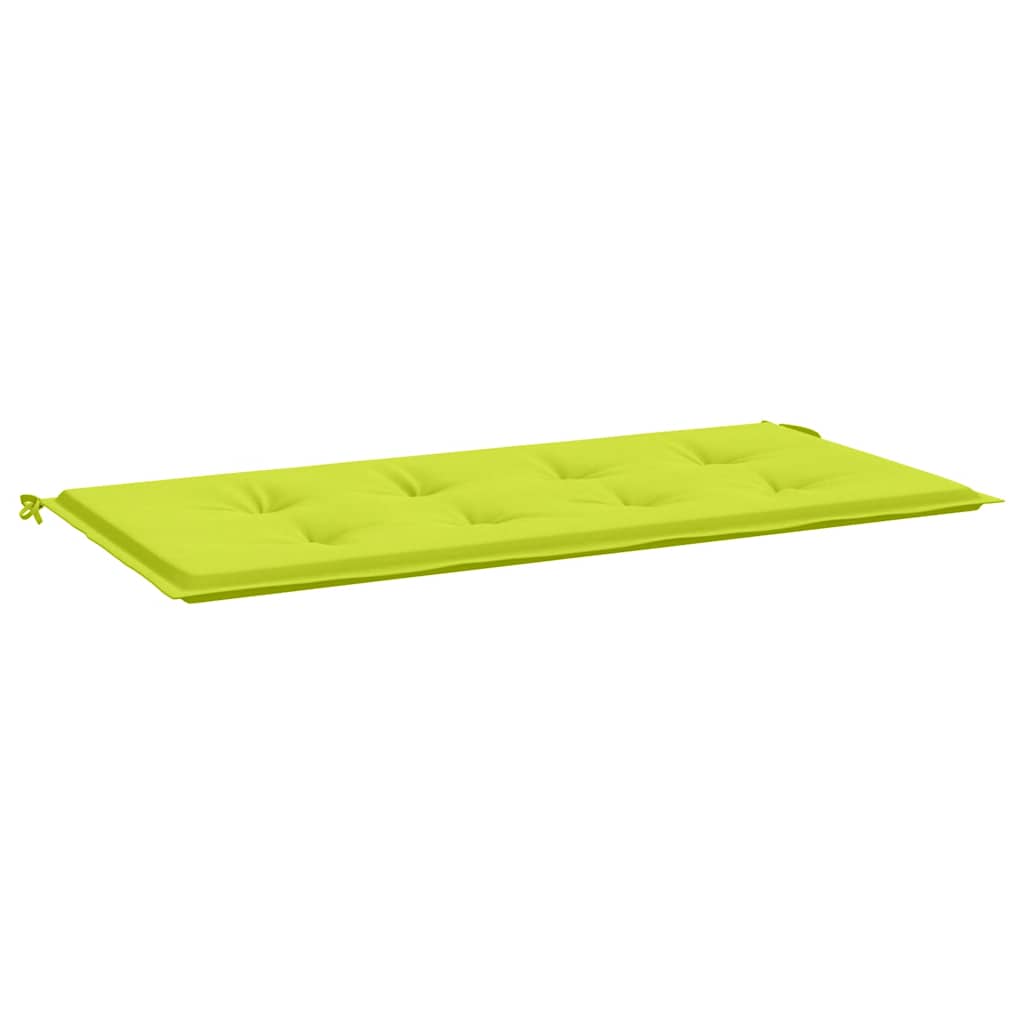 VidaXL Gartenbankkissen 100x50x3 cm Oxford-Gewebe Hellgrün