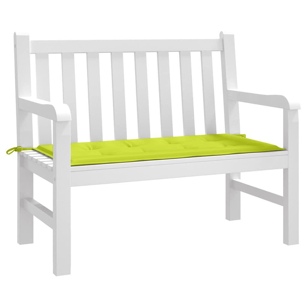 VidaXL Gartenbankkissen 100x50x3 cm Oxford-Gewebe Hellgrün