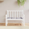 Vidaxl tuinbankkussen 120x50x4 cm oxford stof ruitpatroon grijs