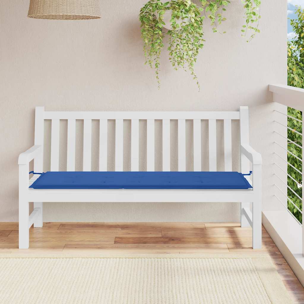 VidaXL Gartenbankkissen 150x50x3 cm Oxford-Gewebe Königsblau