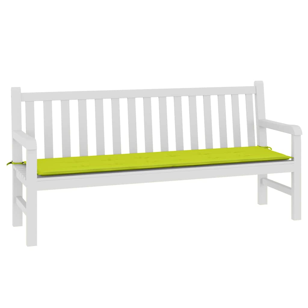 VidaXL Gartenbankkissen 180x50x3 cm Oxford-Gewebe Hellgrün
