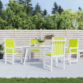 Vidaxl tuinstoelkussens 4 st 100x50x3 cm oxford stof heldergroen