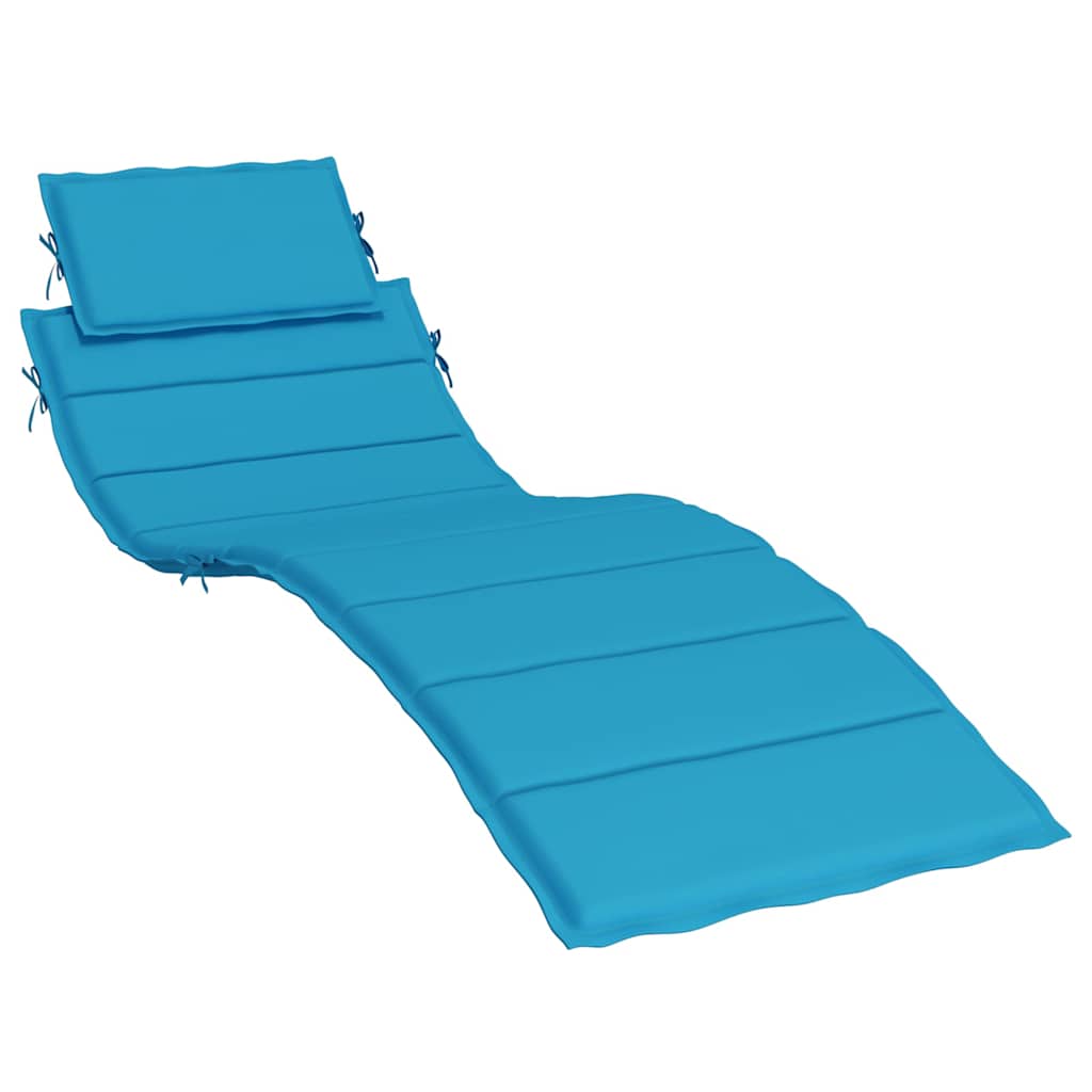 VidaXL Liegekissen 186x58x4 cm Oxford-Gewebe Blau