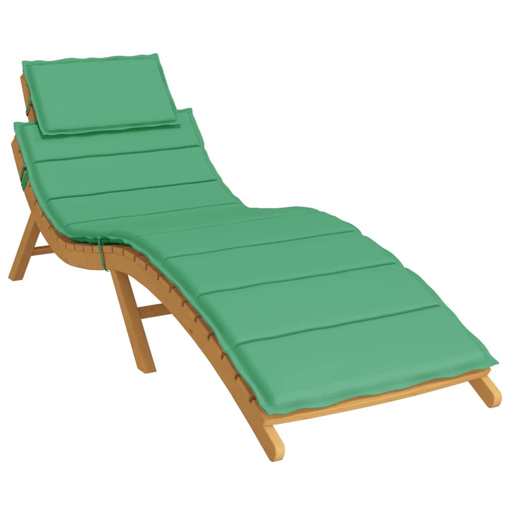 VidaXL Liegekissen 186x58x4 cm Oxford-Gewebe Grün