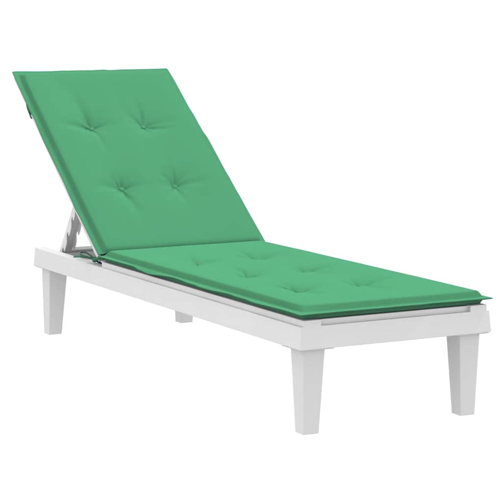 VidaXL Terrassenstuhlkissen (75+105)x50x4 cm Grün