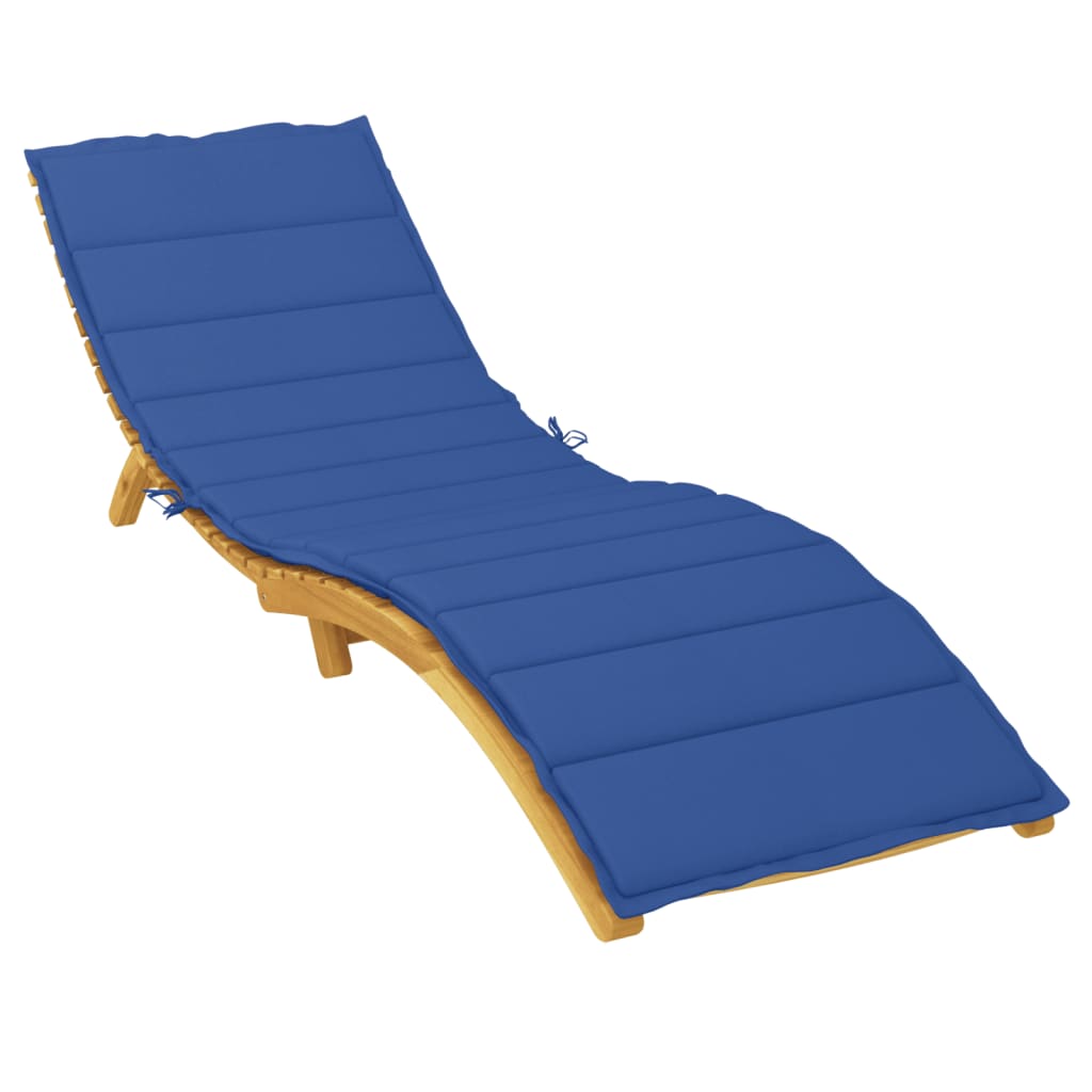 VidaXL Liegekissen 200x50x3 cm Oxford-Gewebe Königsblau