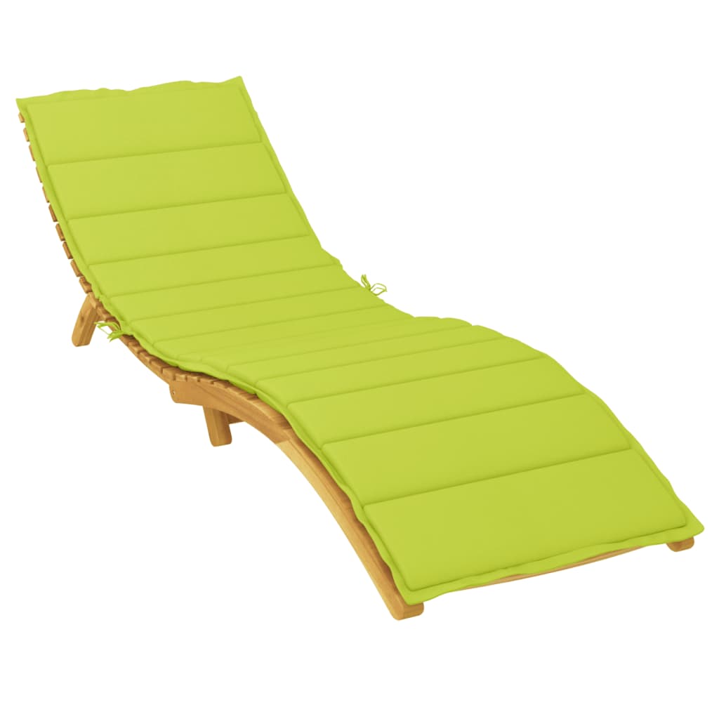VidaXL Liegekissen 200x50x3 cm Oxford-Gewebe Hellgrün