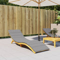 VidaXL Liegekissen 200x60x3 cm Oxford-Gewebe Grau