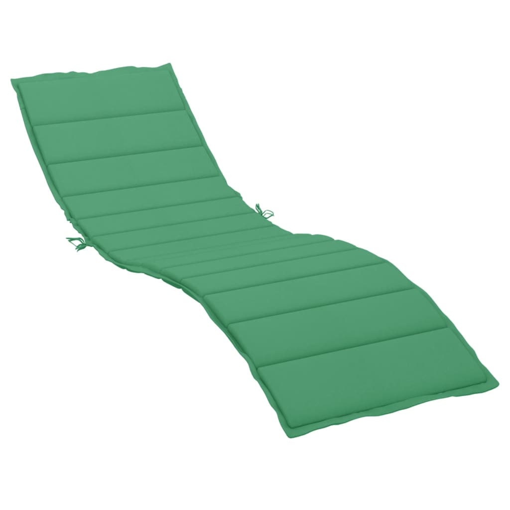 VidaXL Liegekissen 200x60x3 cm Oxford-Gewebe Grün