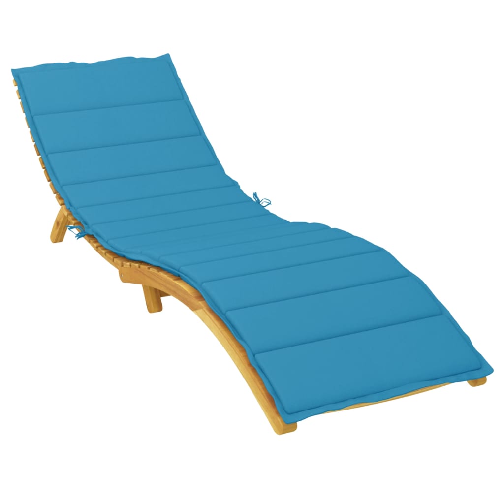 VidaXL Liegekissen 200x70x3 cm Oxford-Gewebe Blau