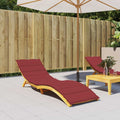 Vidaxl ligbedkussen 200x70x3 cm oxford stof wijnrood
