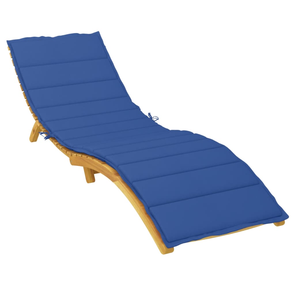 VidaXL Liegekissen 200x70x3 cm Oxford-Gewebe Königsblau