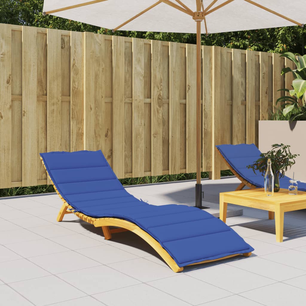VidaXL Liegekissen 200x70x3 cm Oxford-Gewebe Königsblau