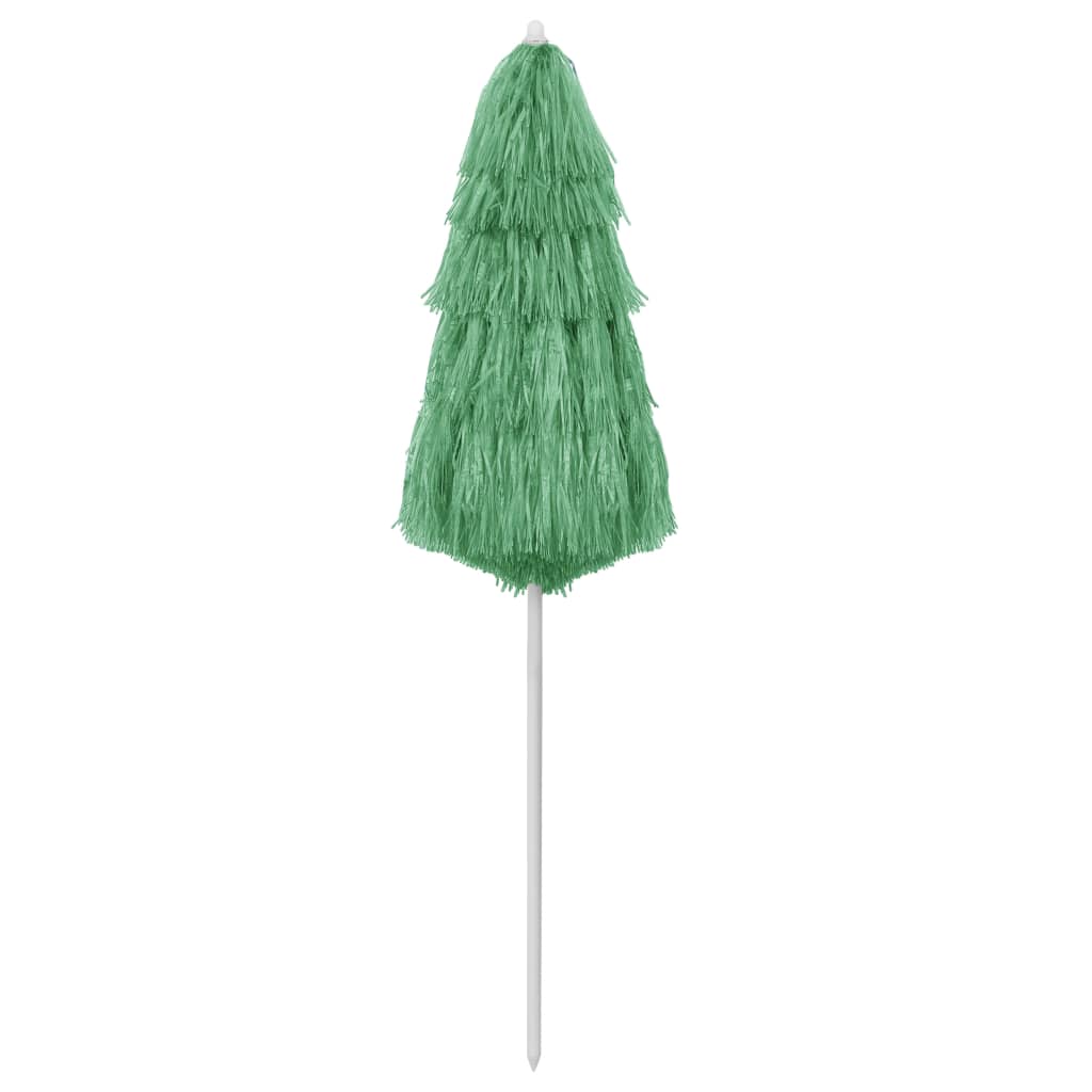VidaXL Strandsonnenschirm Hawaii 180 cm grün