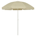 Vidaxl strandparasol 240 cm zandgeel