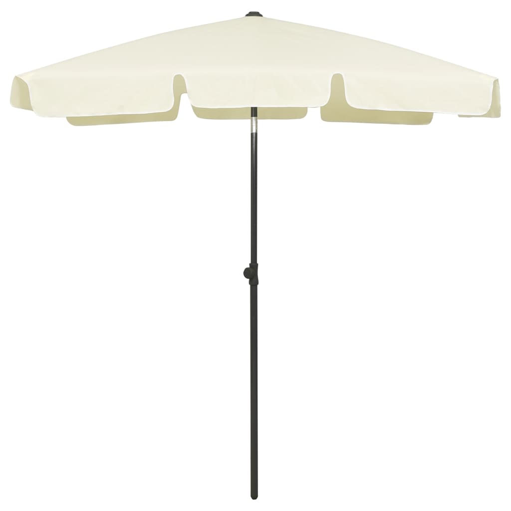 VidaXL Strandsonnenschirm 180x120 cm sandgelb