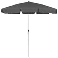 VidaXL Strandsonnenschirm 180x120 cm anthrazit