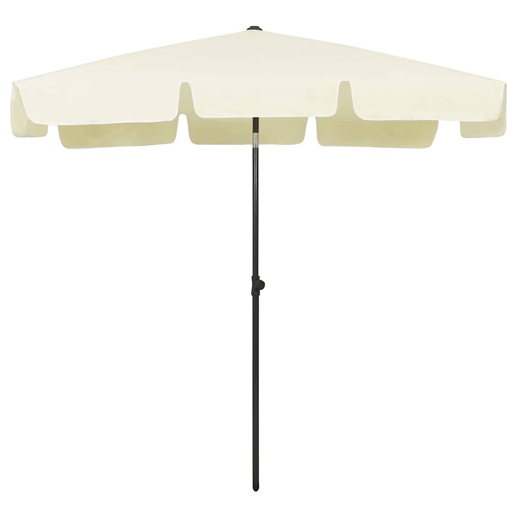 VidaXL Strandsonnenschirm 200x125 cm sandgelb