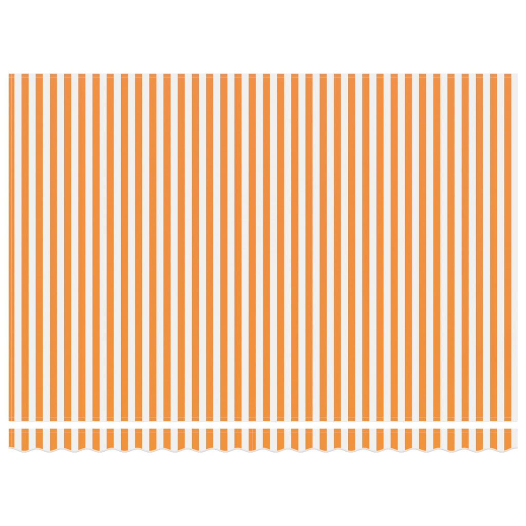 Vidaxl vervangingsdoek voor luifel 600x350 cm polyester geel en wit