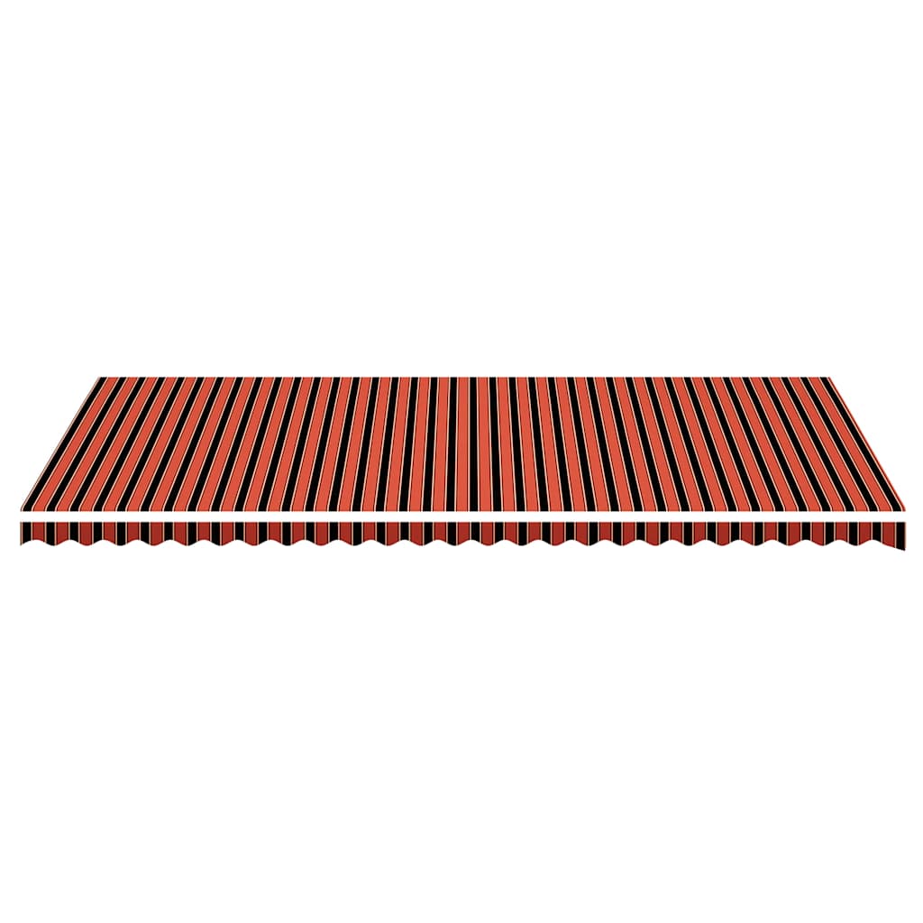 VidaXL Ersatztuch für Markise 6x3,5 m Orange und Braun