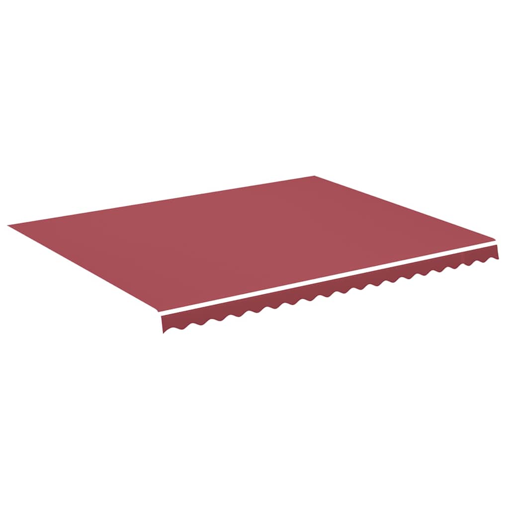 Vidaxl vervangingsdoek voor luifel 450x350 cm polyester bordeauxrood