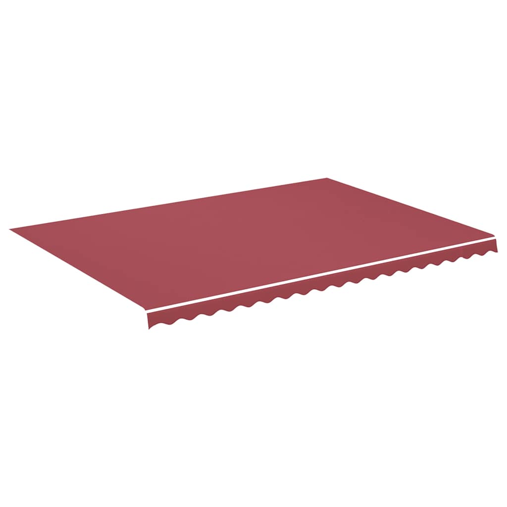 Vidaxl vervangingsdoek voor luifel 500x350 cm polyester bordeauxrood