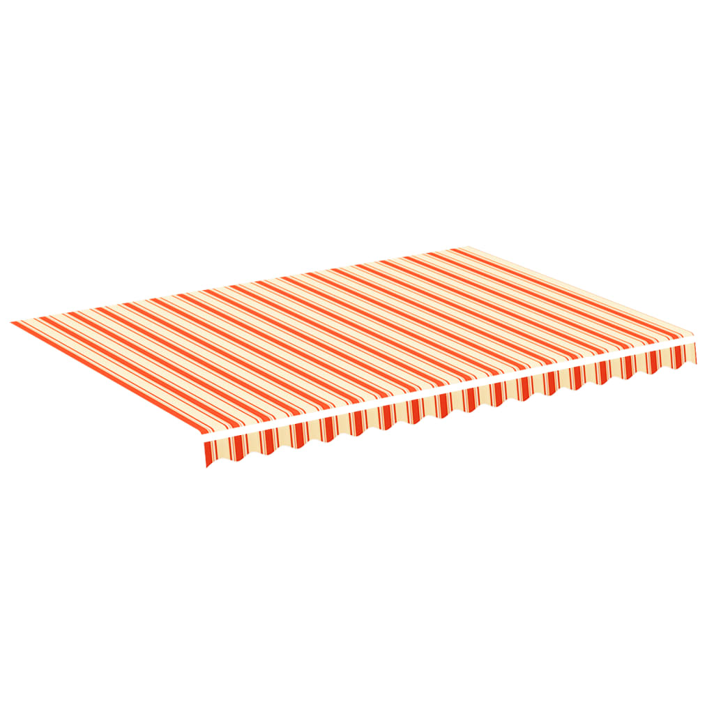VidaXL Ersatztuch für Markise 3,5x2,5 m Gelb und Orange