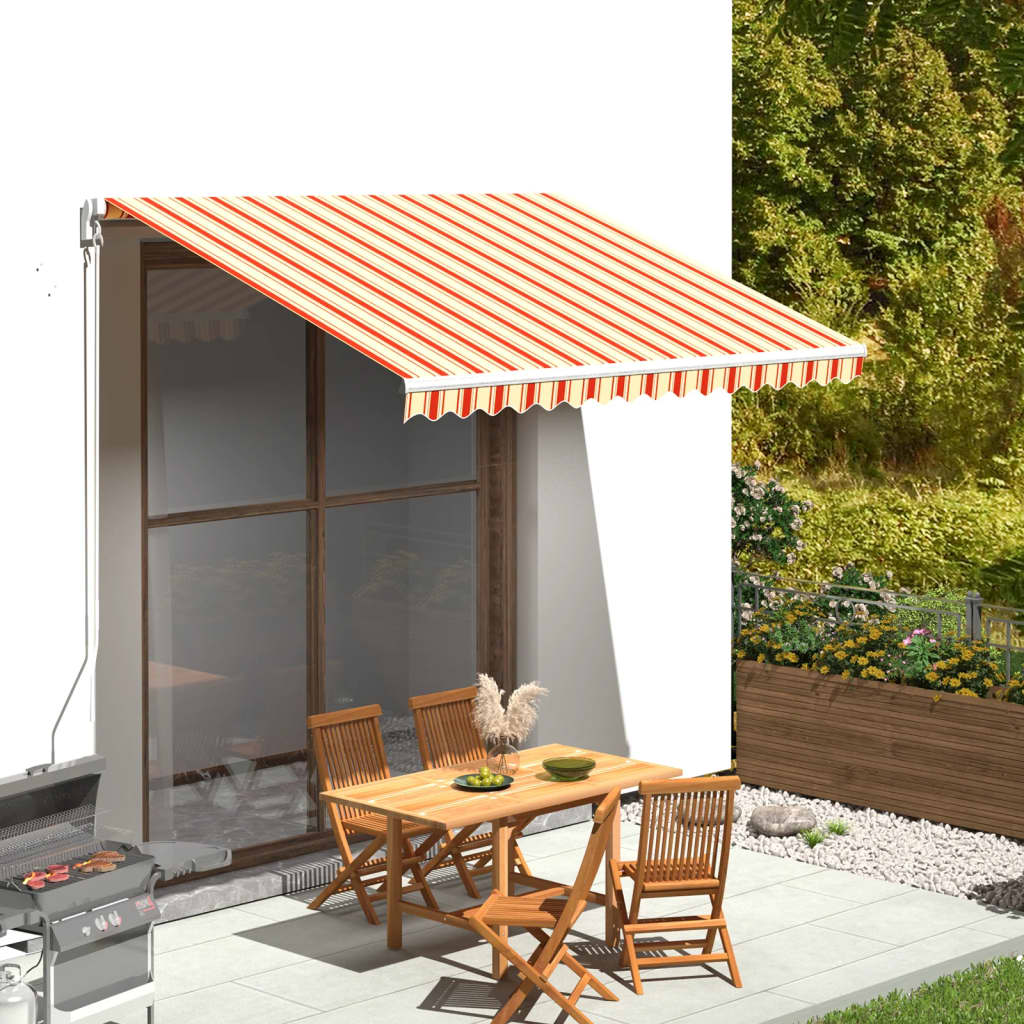 VidaXL Ersatztuch für Markise 3,5x2,5 m Gelb und Orange