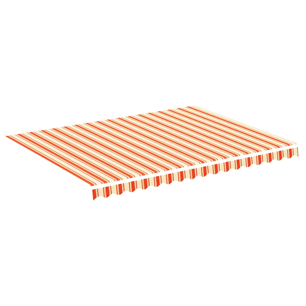 Vidaxl vervangingsdoek voor luifel 400x300 cm polyester geel en oranje