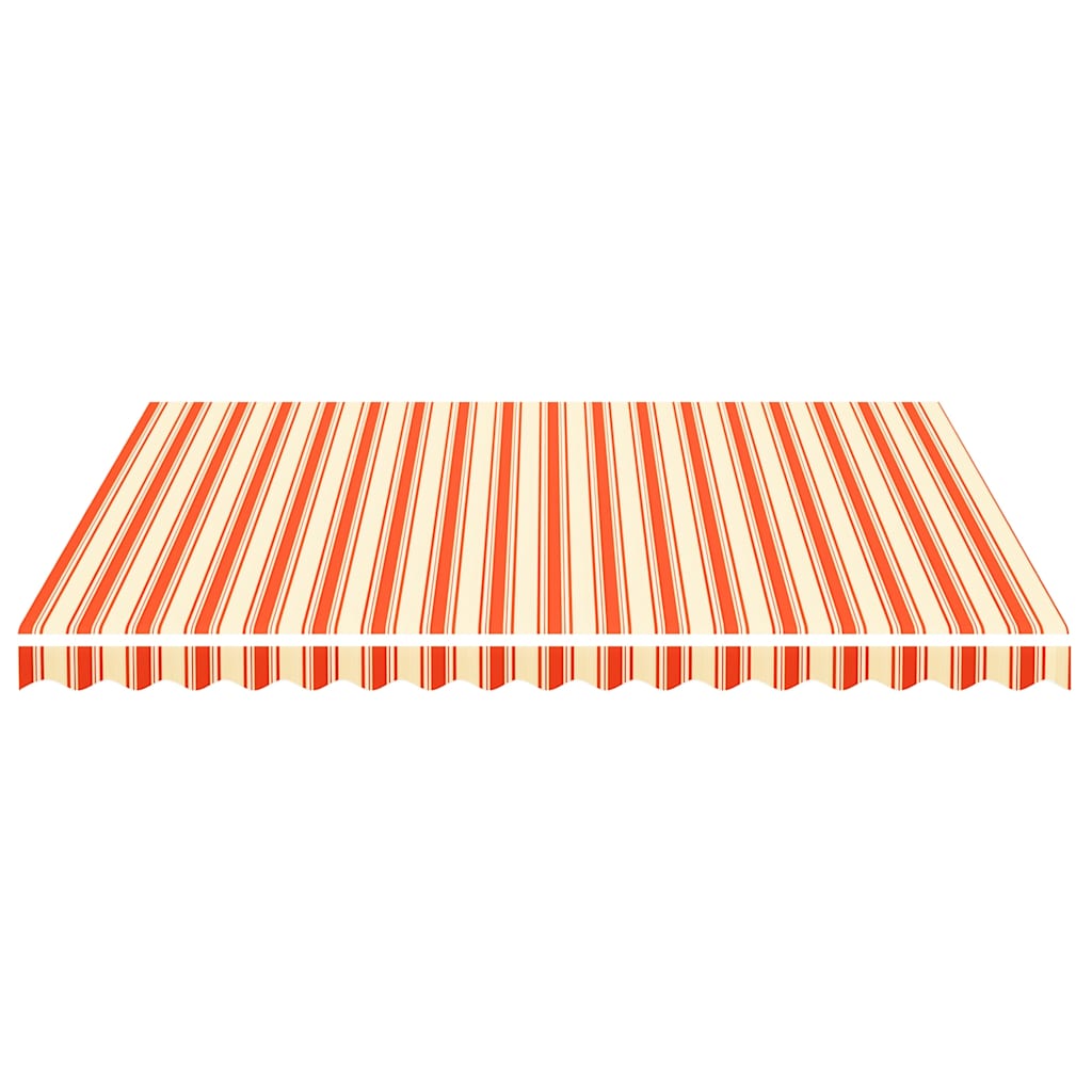 Vidaxl vervangingsdoek voor luifel 400x350 cm polyester geel en oranje