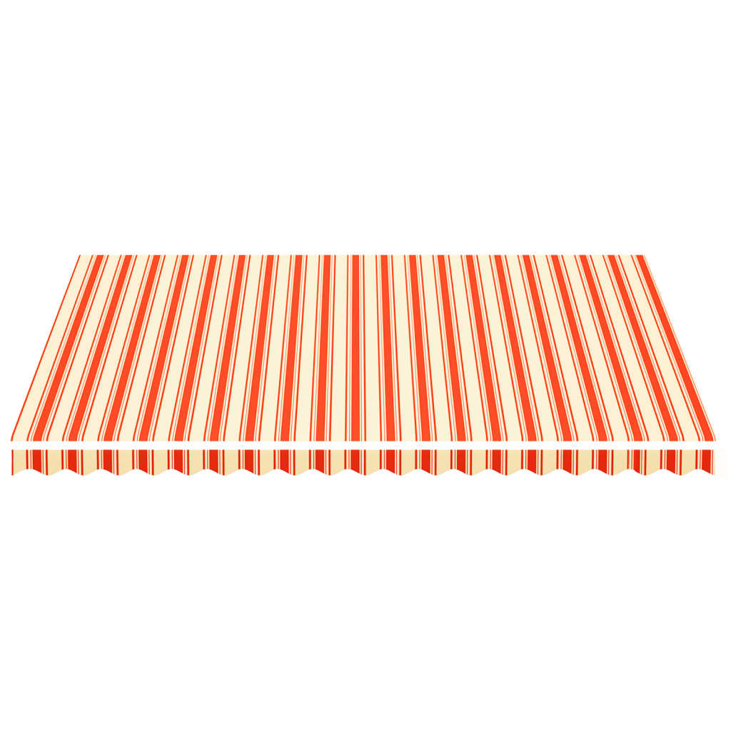 VidaXL Ersatz-Markisentuch 4,5 x 3,5 m Gelb und Orange