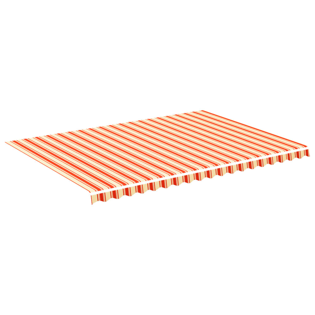 VidaXL Ersatz-Markisentuch 5x3,5 m Gelb und Orange