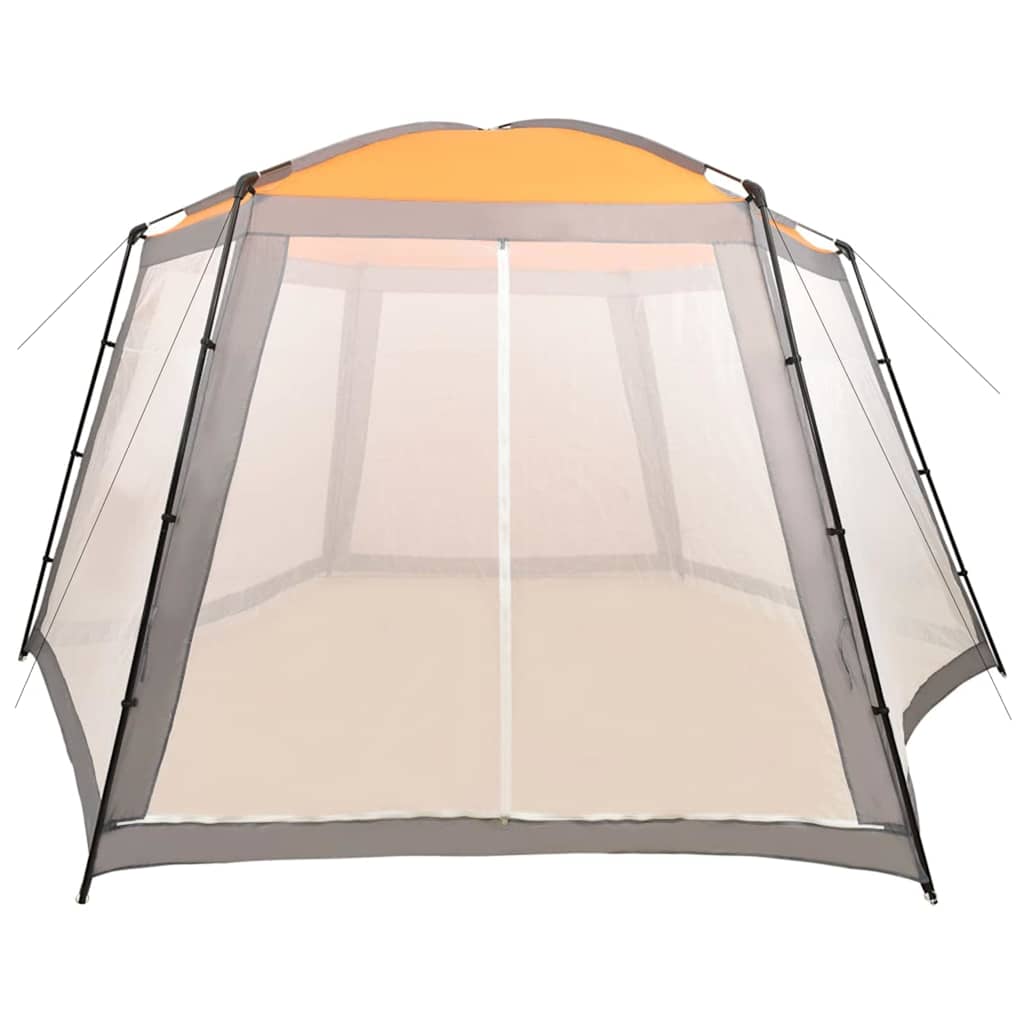 VidaXL Schwimmbadzelt 660x580x250 cm Stoff grau