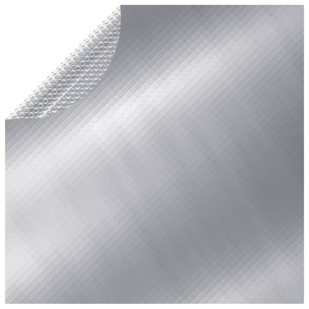 VidaXL Schwimmbadabdeckung 488 cm PE Silberfarben