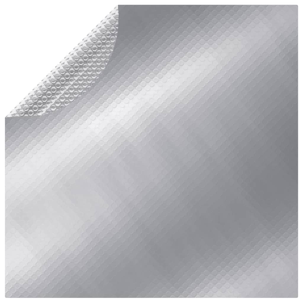 VidaXL Schwimmbadabdeckung 549 cm PE Silberfarben
