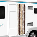 VidaXL Fliegengitter 56x200 cm Chenille beige und hellbraun